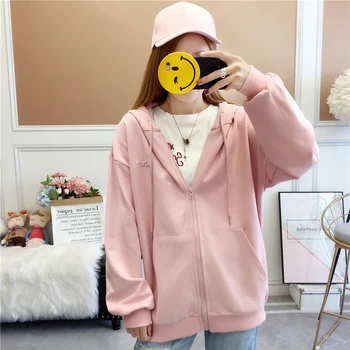 

the new hooded guard dress female loose original style student early autumn coat gothic sweatshirt hoodies women sweatshirt