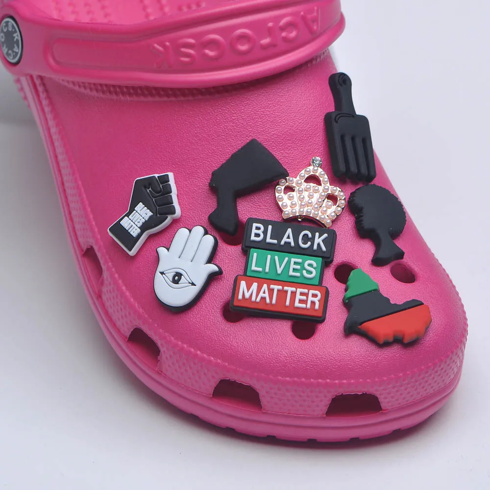 blm croc jibbitz