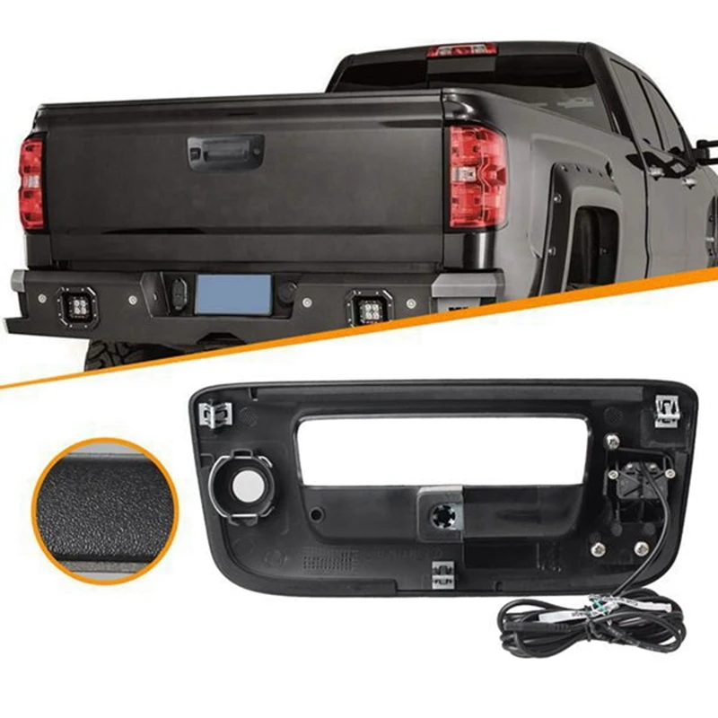 Vehicle Tailgate Handle Backup Camera Reverse Rear View Cameras