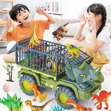 

11.11 Kids Dinosaur Water Gun Oilcan Excavator Transport Car Toys Dump Truck Vehicle Toys Dinosaur Toys for Children Xmas Gift