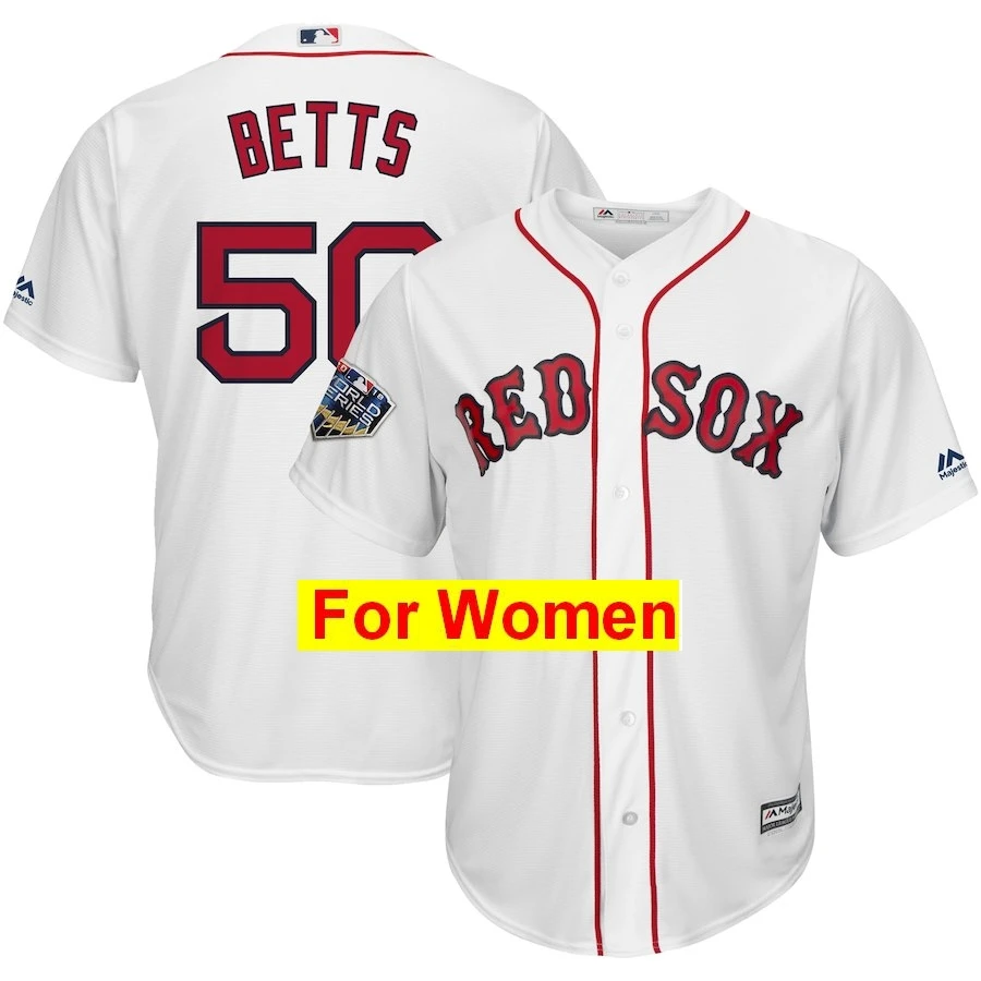 Новинка,, женская футболка Boston David Ortiz Mookie Betts, World