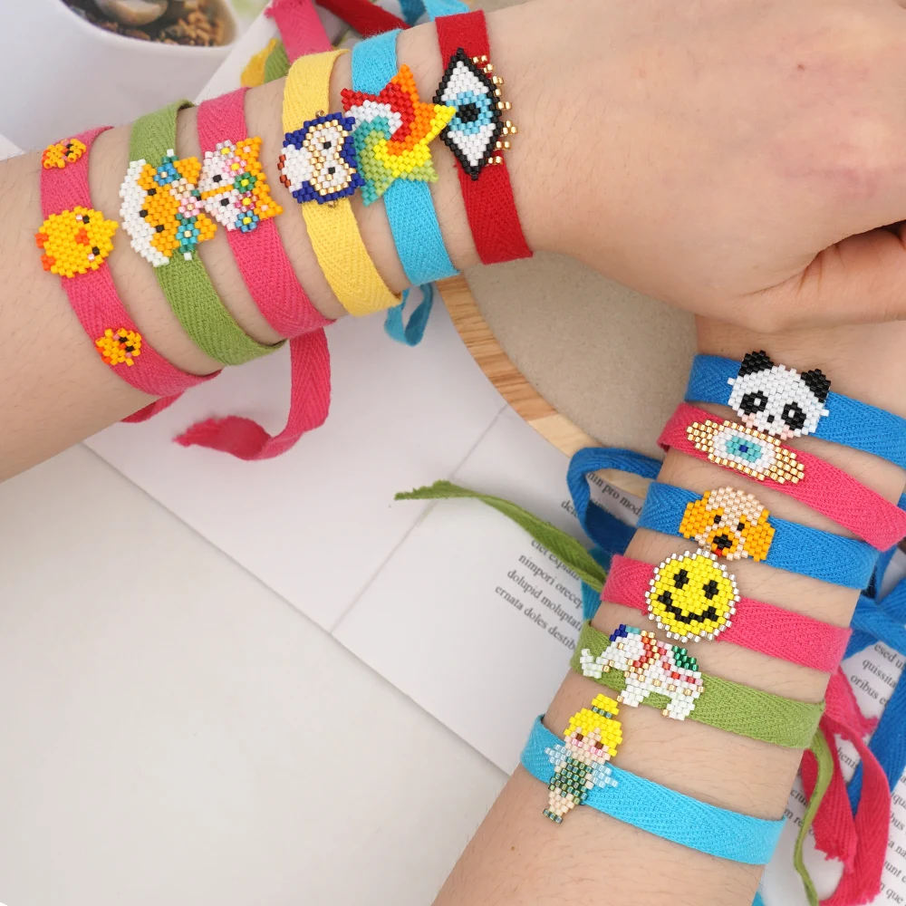 Go2boho Braided Bracelet For Women Hot Sale Pattern Boho Jewelry Pulseras Child 2020 MIYUKI Bracelets Rope Gift Fashion Bangle | Украшения