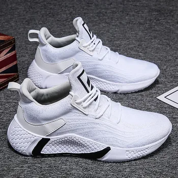 

New Men Shoes Men Casual Shoes Men Sneakers Brand Male Mesh Flats 2020 four seasons Breathable Slip On High Quality men's shoes