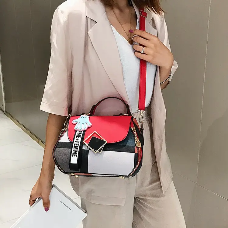 Новые роскошные модные маленькие квадратные пакеты для женщин сумки для девочек дизайнерские панельные женские сумки через плечо сумка