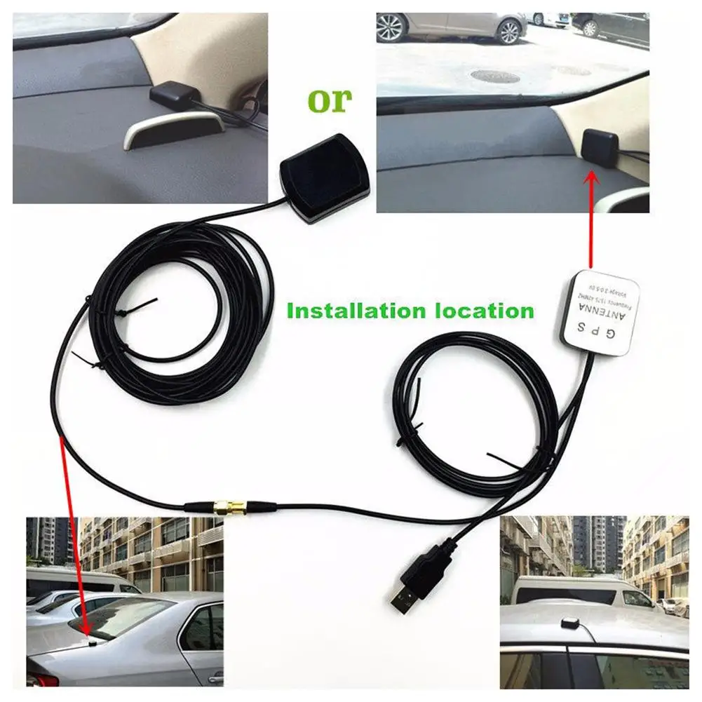 

5V USB Car SUV GPS Antenna Amplifier Receiver Repeater Navigation Kit for Android Phone