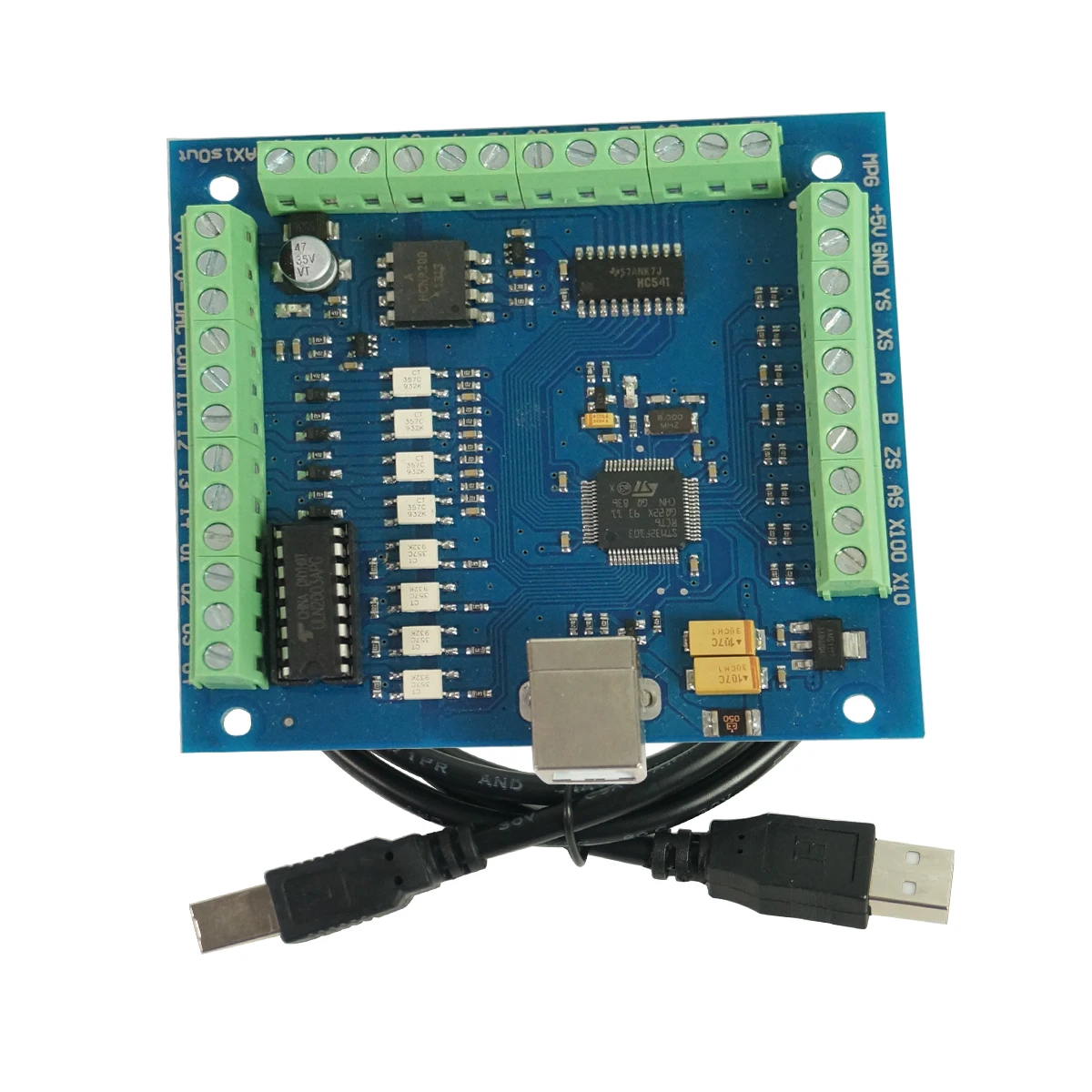 MACH3 4-Axis USB CNC Controller Card Smooth Stepper Motion Control Board 100KHz 