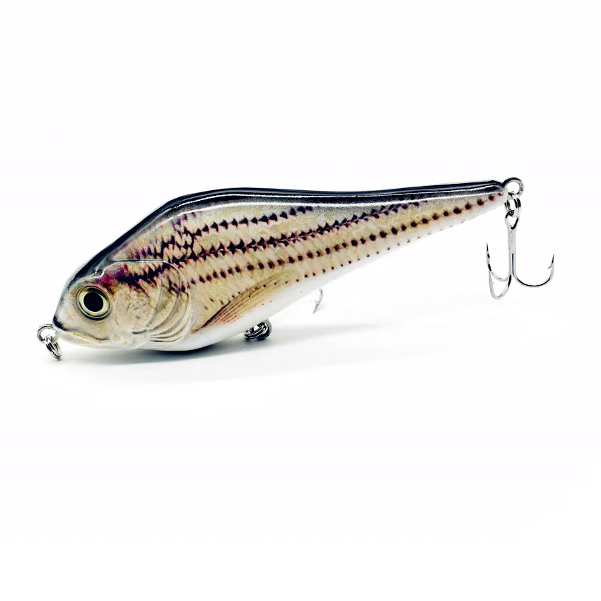 " /15,24 см односегментная приманка для рыбной ловли Minow JerkBait Swimbait жесткие приманки Muskie Pike Catfish приманки реалистичные рыболовные инструменты