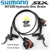 Shimano SLX m7120 4 pistons M7100 2 pistons ensemble de frein à disque hydraulique pour VTT frein vtt 850/900 1500/1600mm gauche et droite ► Photo 1/5