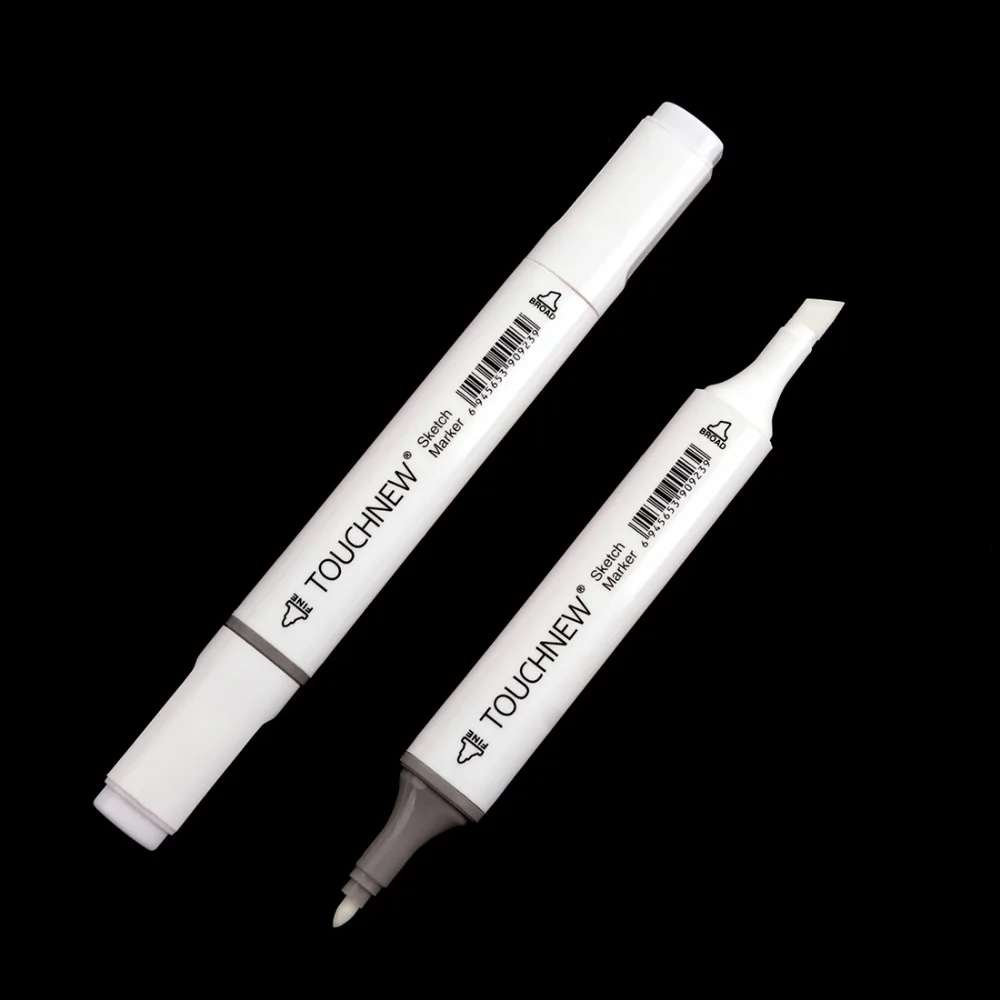 

TOUCHNEW 0# Colorless Blender Marker Alcohol Based Ink Double Head Sketch Marker Set For Artist Manga Painting Blender Supplies