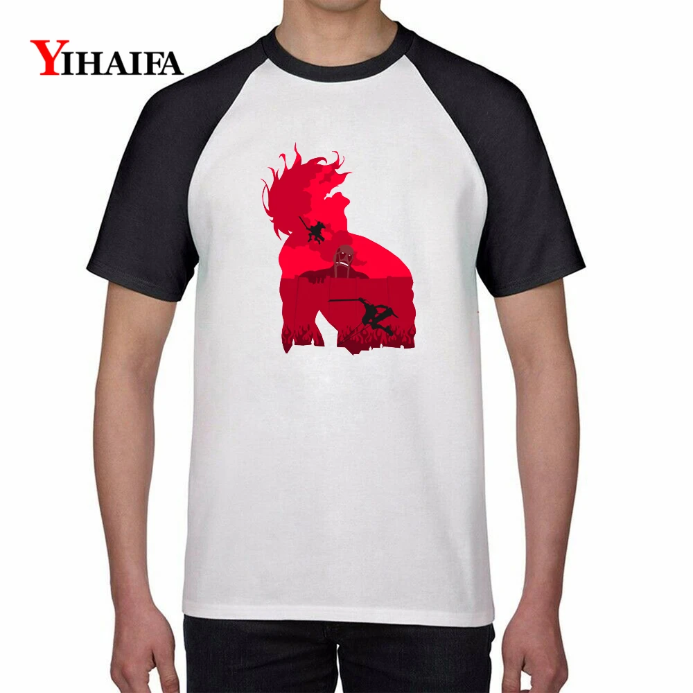

Men 3D T Shirts Galaxy Anime Graphic Tees Summer White Cotton T-Shirt Cartoons Patterns Stylish Unisex Casual Tops