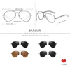 BARCUR Men Classic Pilot Sunglasses Polarized Aluminum Driving Sun glasses Luxury Shades UV400 Protection Eyewear ► Photo 2/6