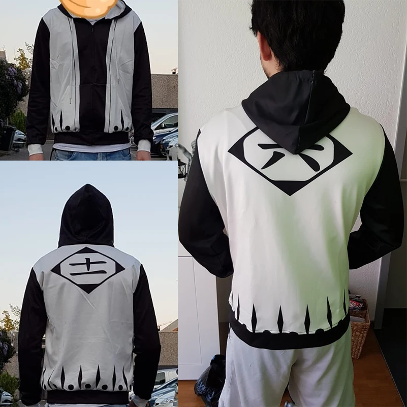 Толстовки на молнии для мужчин и женщин, аниме, Bleach, толстовка с капюшоном, Ichimaru Gin, отряд 3 капитана, 3d, толстовка, костюмы для косплея, Harajuku, уличная одежда