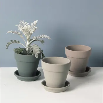 

Cutelife Nordic Ins Simple Garden Supplies Ceramic Garden Pots Planters Indoor Office Balcony Succulent Pot Planter Plant Pot