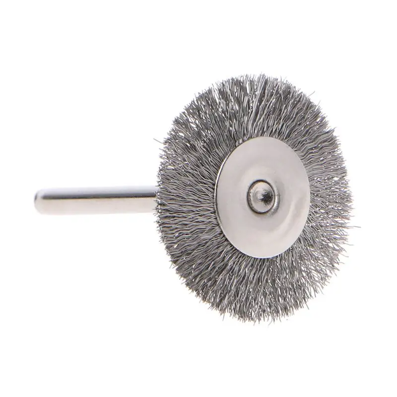 10pcs 22mm 플래티넘 블레이드 스테인레스 스틸 와이어 휠 브러시 Dremel 로타리 드릴 미니 드릴 Dremel 연마 Dremel 액세서리