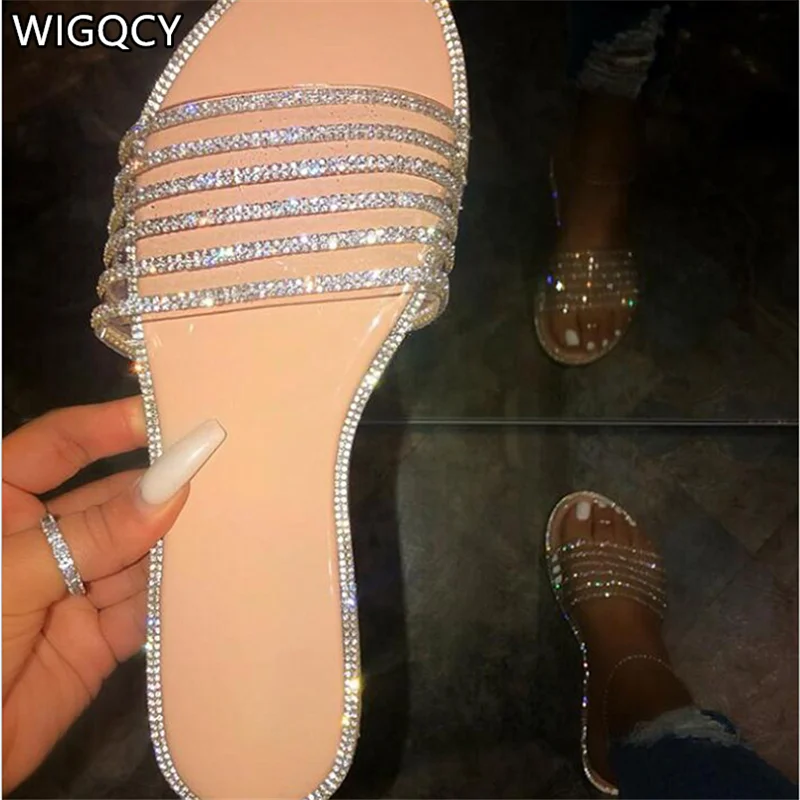 sparkly beach sandals