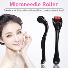 Microagujas de rodillo para cuidado de la piel, microagujas de longitud, mesoscópica para belleza facial, 540