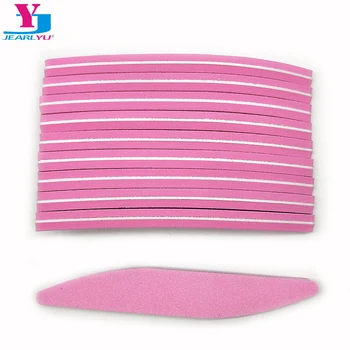 

20Pcs/set Professional Nail File 100/180 Crescent Type Manicure Tools Sanding Nail Buffer Curve Acrylic Polisher Nail Care File