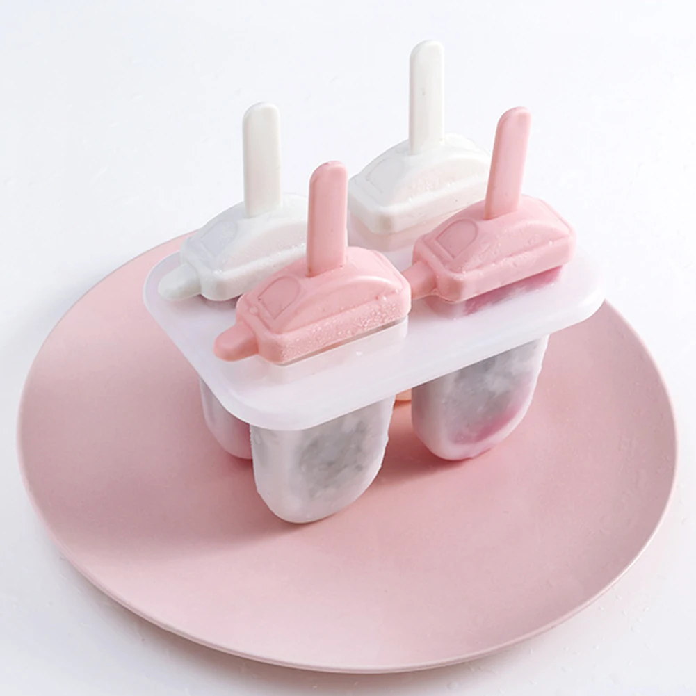 Шлифовальная машина PP Popsicles делая десертное мороженое плесень готовка дома DIY Мини конусные палочки милый холодильник кухонный инструмент