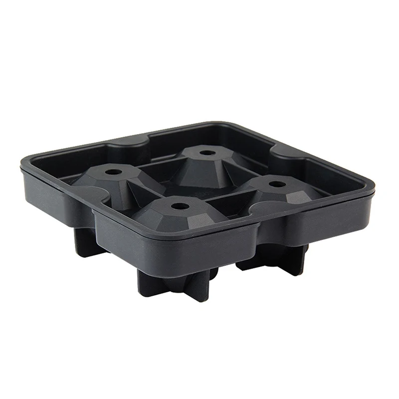 Форма для льда, поднос для льда, красный, небесно-голубой, черный, Whiskeyicecube, силиконовая форма для льда, часть, Алмазная форма для льда
