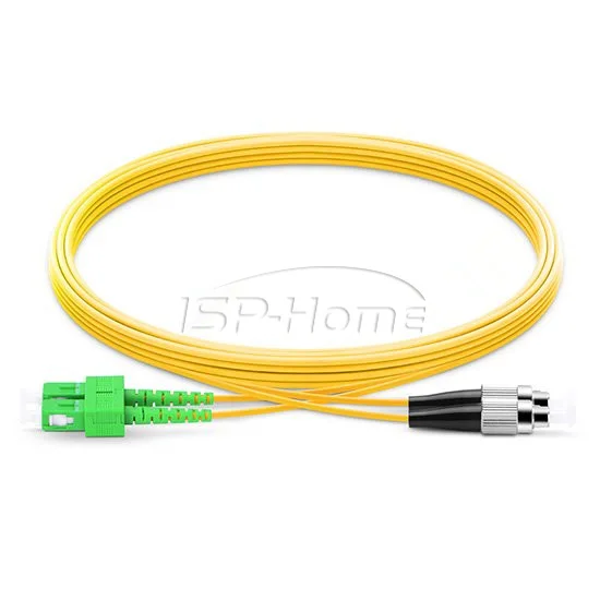 15 м SC/APC-FC/UPC Simplex 2,0 мм одномодовый волоконно-оптический патч-корд, SC-FC волоконно-оптический SC патч-корд, SC-FC FTTH кабель