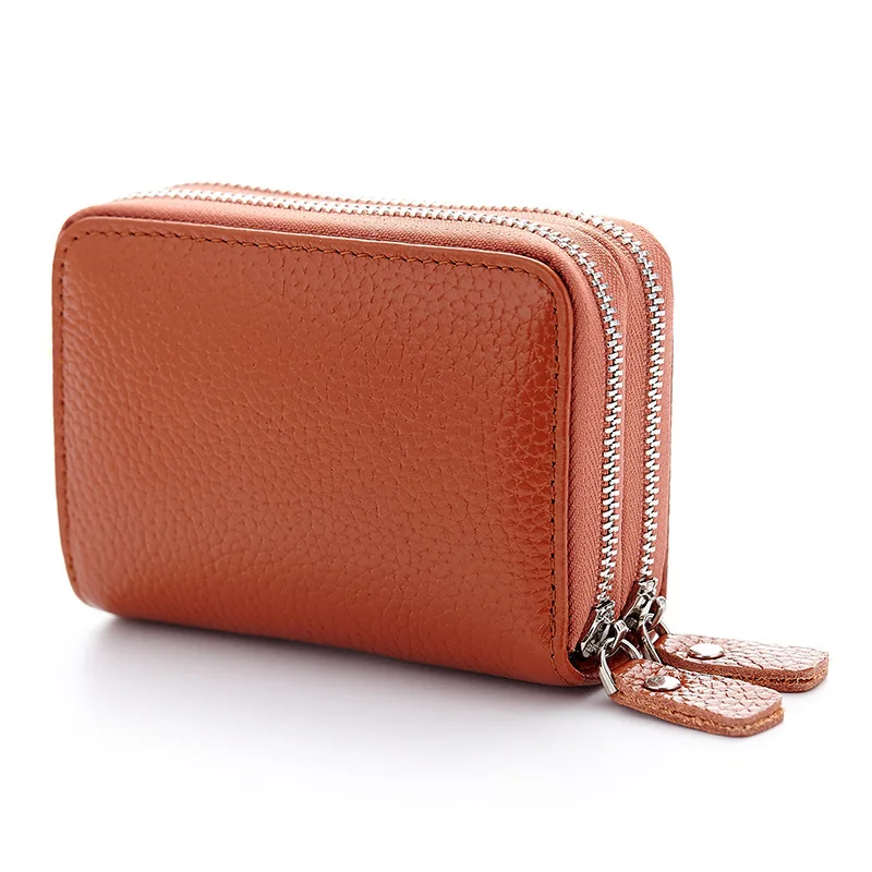 Madison | Double Zip Wallet Orange