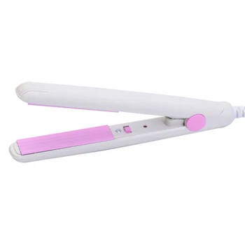 

Us Plug Mini Ceramic Electronic Hair Straightener Iron Chapinha Straightening Corrugated Irons Hair Crimper Styling Tools