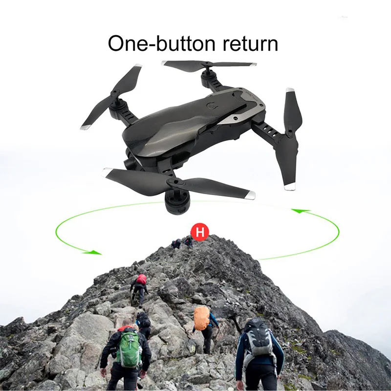 ABKT-Дрон Квадрокоптер с дистанционным управлением Камера 2,4G 6-осевой Wi-Fi Fpv складной самолет удержание Headless одной клавишей Return