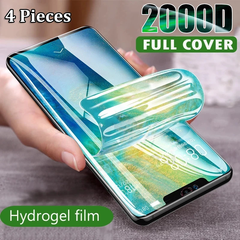 Гидрогелевая пленка Hidrogel для Huawei P40 P30 P50 Pro lite Honor 50 SE x9 X20 защитная стеклянная