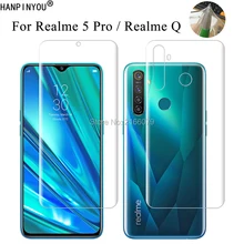 Для OPPO Realme 5 Pro/Realme Q прозрачная ТПУ/матовая анти-отпечатки пальцев гидрогель полное покрытие мягкая защитная пленка для экрана(не стекло