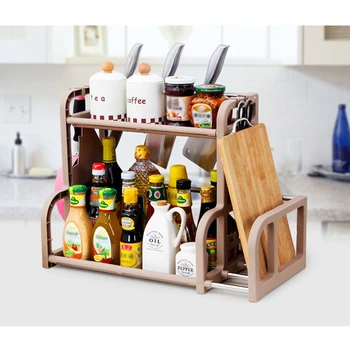 

Cutlery Storage Rack Useful Durable Practical Finishing Stand Double Layer Storage Stand Storage Shelf for Home Inside Indoor