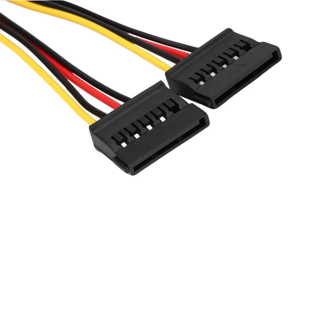 Кабель адаптер питания 4 контактный IDE Molex на 15 серийный ATA SATA|Компьютерные кабели