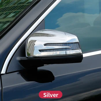 

car styling rearview mirror shell carbon fiber pattern stickers car mirror cover for Mercedes benz ML GL GLS W166 GLE coupe