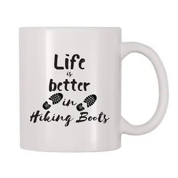 

Life Is Better In Hiking Boots Mug (11 oz)