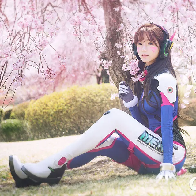 Cosplay&ware D Va Cosplay Costume Dva Set Song Hana Siamese Cos Tights Woman’s Halloween Party Overwatch -Zentai shop online H91e189c912774760a11bb96db46b36d3Q.jpg