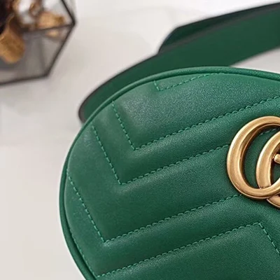 green Новые сумки для женщин, поясная сумка, женская сумка с круглым ремнем, роскошная брендовая сумка из натуральной кожи, новая модная Высококачественная сумка - Цвет: green