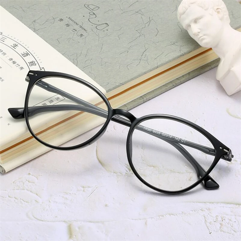 Retro Cat Eye Clear Lens Nearsighted Spectacle Women Myopia Optical Eyewear -0.5 -1 -1.5 -2 -2.5 -3 -3.5 -4 -4.5 -5 -5.5 -6.0 2