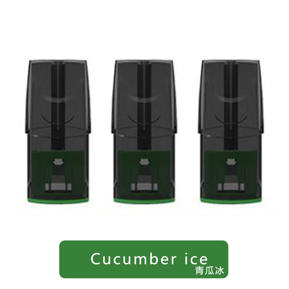 3pcs Cucumber icePOD Весенний комплект испарителя SP2 с аккумулятором 350 мА · ч с 2 мл Vape 1.2ohm картриджем, универсальный совместимый с Relx Pods - Цвет: 3pcs Cucumber icePOD