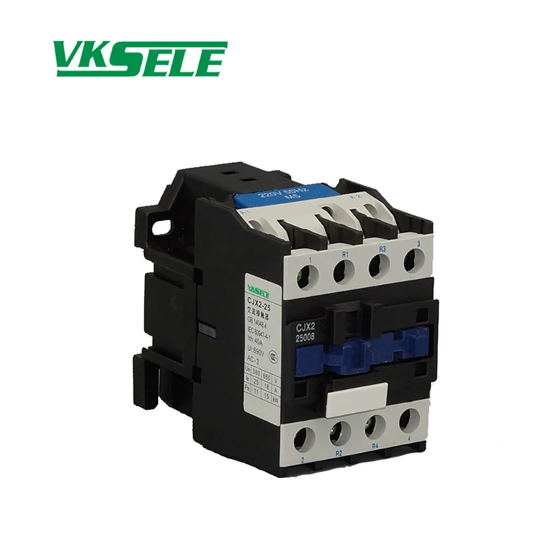 Sseries 25a Pólos Contator Magnético Elétrico Cjx225004 Cjx2-25008 Lc1-d25