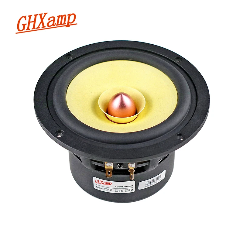 Speaker 4ohm Tweeter Full-Range Mid-Bass Bullet Cotton 2 50W 1 Bamboo-Fiber 152MM 25-50W