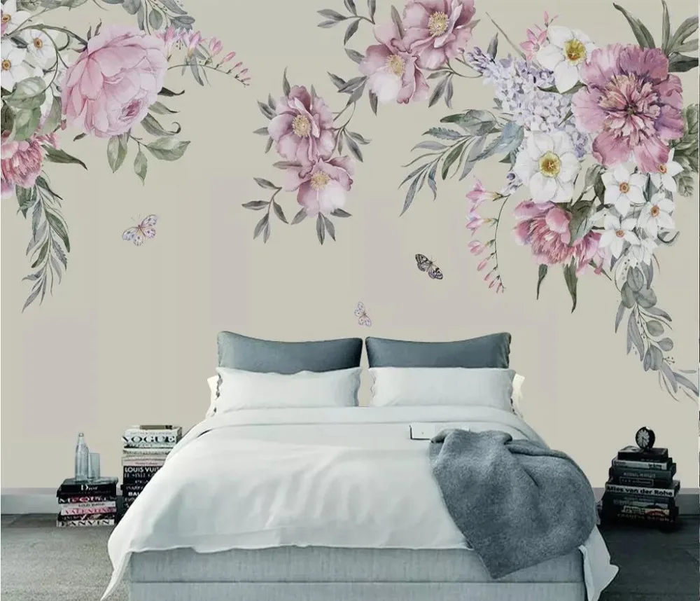 Gratuit Images Cjsir Floral Wallpapers For Living Room Modern Wallpaper le plus cool par