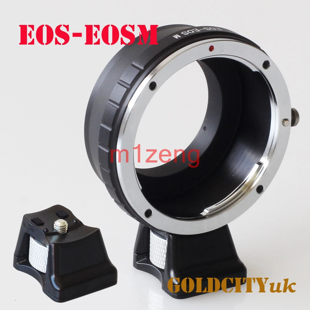 Кольцо-адаптер со штативом для объектива canon ef efs eos на камеру eosm/m1/m2/m3/m5/m6/m10/m50/m100 |
