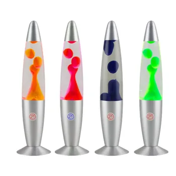 

110V Novelty Lava Lamp Wax Volcano Night Light Metal Base Jellyfish Nightlight Glare Incandescent Lava Lighting Lamp