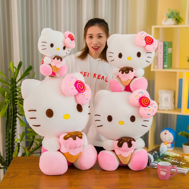 Стиль hello kitty кукла программное обеспечение вниз хлопок KT кошка плюшевые игрушки подушка hello kitty