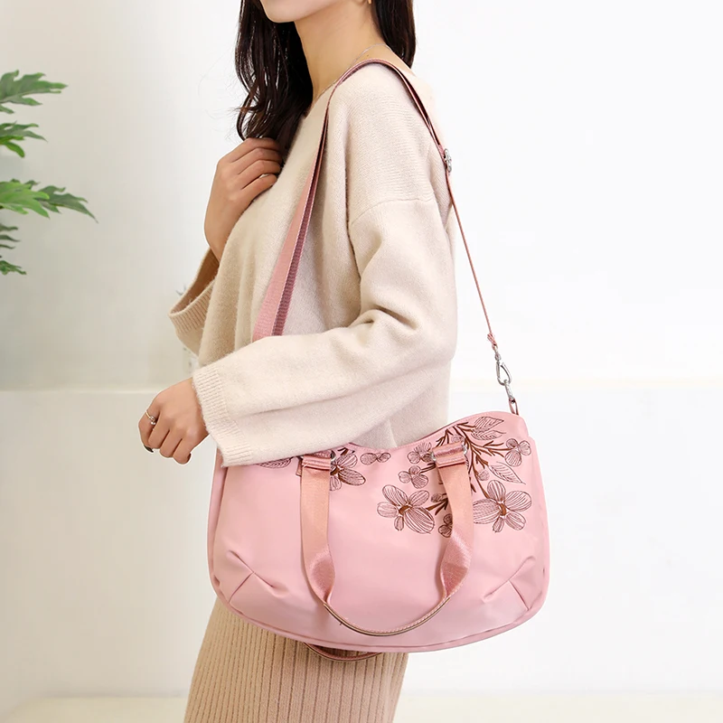 New Embroidery Women's Handbags Female Shoulder bags Messenger Bags Nylon Ladies Crossbody bag Designer Totes Bolsas Femininas