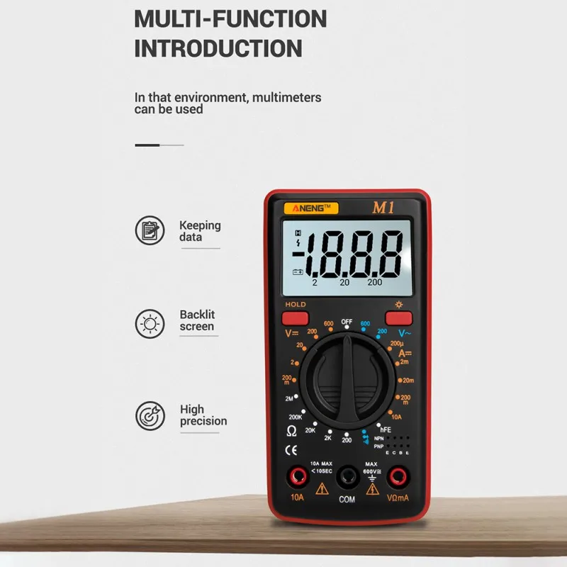 

Professional High-quality Intelligent Multimeter Automatic Range Digital Multimeter Electrical Instruments