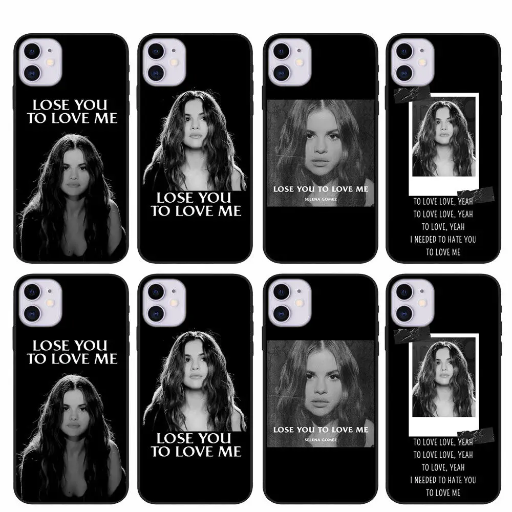 Selena Gomez - Lose You To Love Me soft black phone case For iPhone 11 8 8Plus X 7 7Plus XR Xs Max 11 Pro Max Soft Silicone Case iphone 8 silicone case