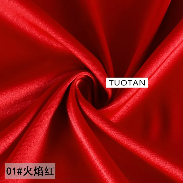 Bright Red Satin Fabric Swatch | Bright Red Fabric Swatch for Men's Wedding  Ties and Accessories 