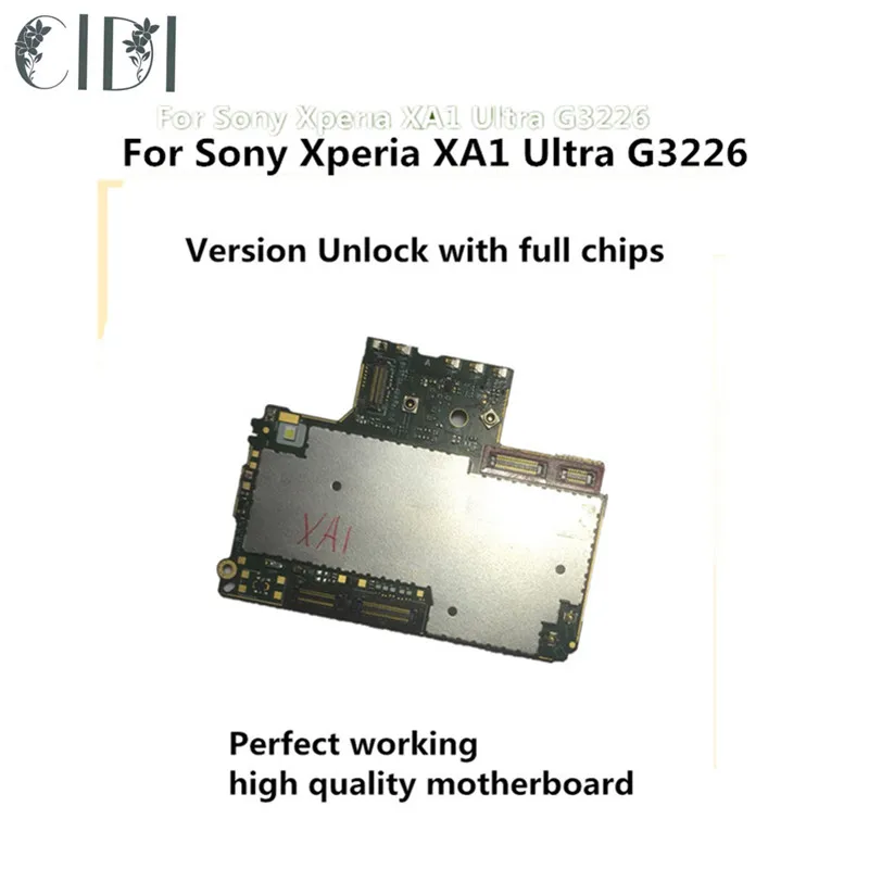 Оригинальная разблокированная использованная материнская плата для Sony Xperia XA1 Ultra