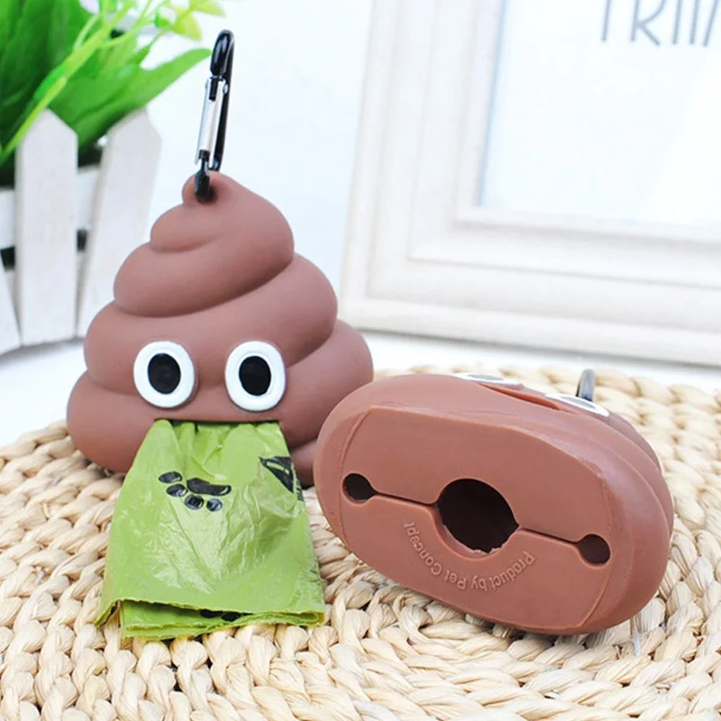 1 Uds bolsa de desechos para mascotas distribuidor bolsa de basura caja de almacenamiento bolsas de residuos Bolsa para popó de mascotas herramientas de limpieza suministros de PVC para perro de animales