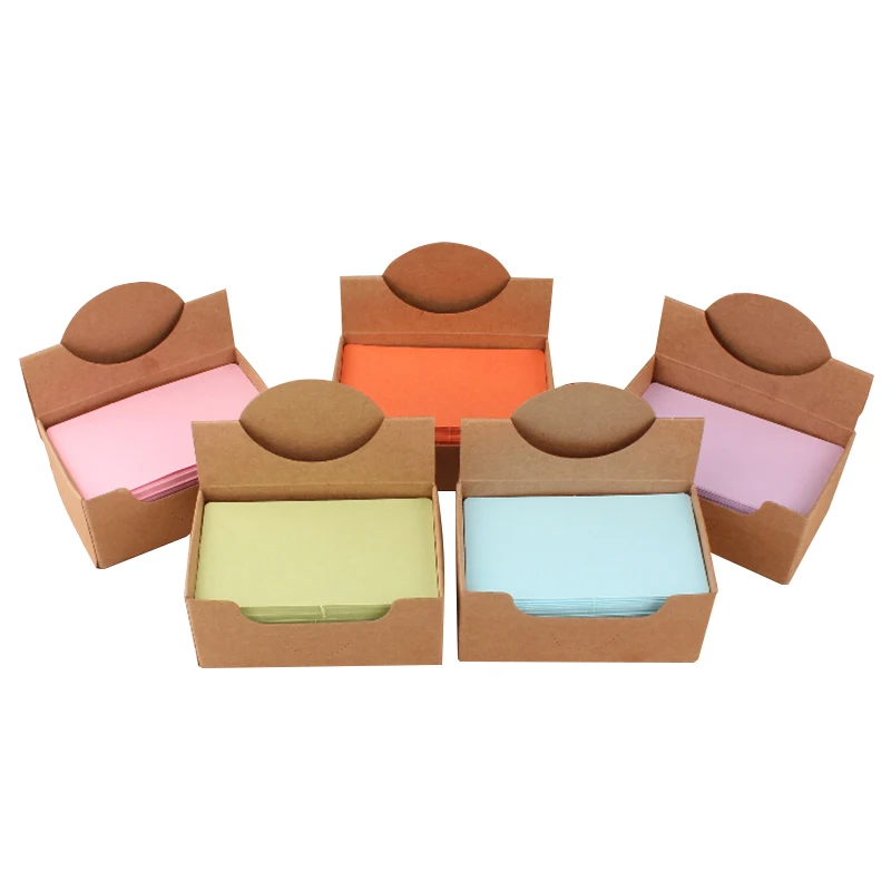 6packs Candy color blank Kraft Paper Card Message Memo Wedding Party Gift Thank You Cards Label Bookmarks Learning | Дом и сад